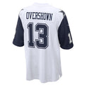 D.Cowboys #13 DeMarvion Overshown Player White Game American Football Jersey