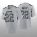 D.Cowboys #22 Emmitt Smith Gray Game Player Fashion Football Jersey