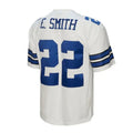 D.Cowboys #22 Emmitt Smith Mitchell & Ness White Legacy Replica Player Stitched American Football Jersey
