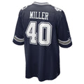 D.Cowboys #40 Von Miller Navy Game Football Jersey