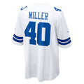 D.Cowboys #40 Von Miller White Game Football Jersey