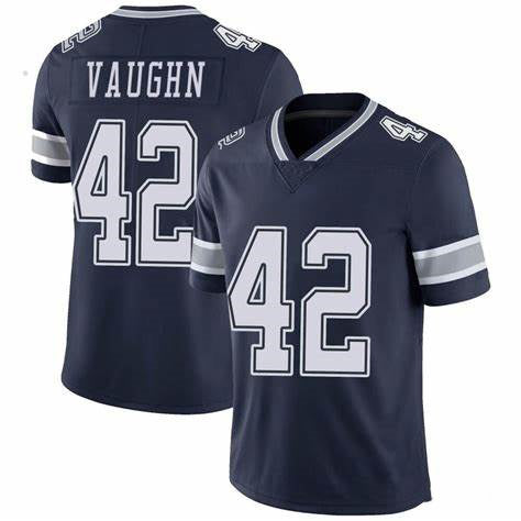 D.Cowboys #42 Deuce Vaughn Navy Vapor Limited Stitched Football Jersey