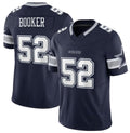 D.Cowboys #52 Tyler Booker Navy 2025 F.U.S.E. Draft Vapor Untouchable Limited Stitched Football Jersey