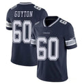 D.Cowboys #60 Tyler Guyton Navy 2024 Draft Vapor Untouchable Limited Stitched Football Jersey