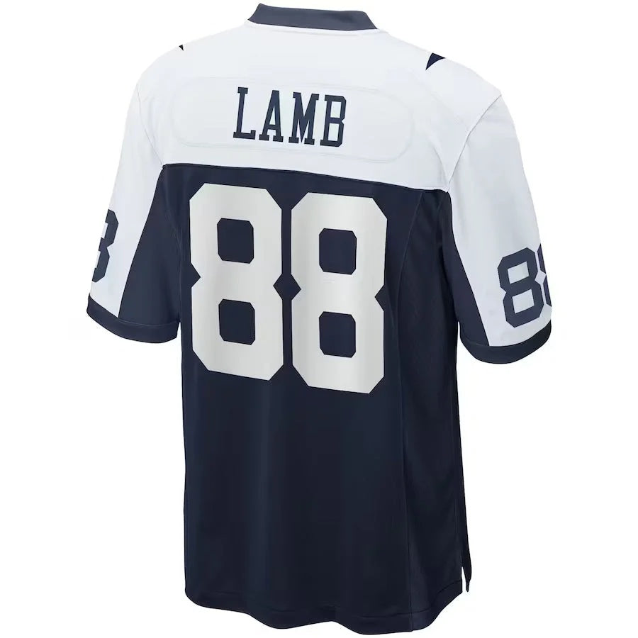 D.Cowboys #88 CeeDee Lamb Player Navy Alternate Home Game Football Jersey