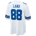 D.Cowboys #88 CeeDee Lamb Player White Home Game Football Jersey