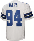 D.Cowboys #94 DeMarcus Ware Mitchell & Ness  White Football Jersey