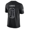 D.Lions #0 Jahmyr Gibbs Black 2026 Salute to Service Stitched Limited Football Jersey