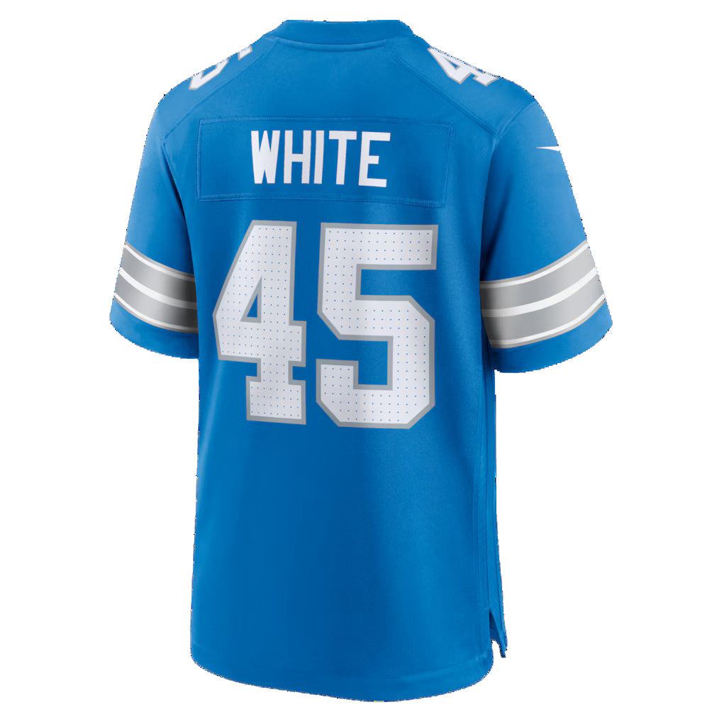 D.Lions #45 Devin White Blue Team Game Football Jersey