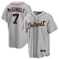 Detroit Tigers #7 Kevin McGonigle Player Gray Home Game Stitched Baseball Jersey
