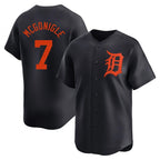 Detroit Tigers #7 Kevin McGonigle Player Navy Home Limited Stitched Baseball Jersey