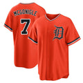 Detroit Tigers #7 Kevin McGonigle Player Orange Home Game Stitched Baseball Jersey