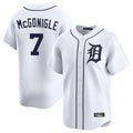 Detroit Tigers #7 Kevin McGonigle Player White Home Limited Stitched Baseball Jersey