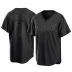 Detroit Tigers #8 Matt Vierling Player Black T-shirt Home Game Stitched Baseball Jersey
