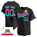 Dodgers 2024 Los Angeles City Style Vapor Premier Limited Custom Jersey – Black Baseball Jersey