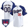 Dodgers 2024 Spring Training Patch Vapor Premier Limited Custom Jersey – White Baseball Jersey