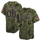 Dodgers USMC Alternate Vapor Premier Limited Custom Jersey – All Stitched-Woodland Baseball Jersey