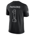 GB.Packers #1 Micah Parsons Black 2026 Salute to Service Stitched Limited Football Jersey