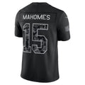 KC.Chiefs #15 Patrick Mahomes Black 2026 Salute to Service Stitched Limited Football Jersey