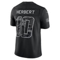 LA.Chargers #10 Justin Herbert Black 2026 Salute to Service Stitched Limited Football Jersey