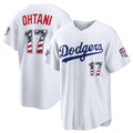 Los Angeles Dodgers #17 Shohei Ohtani 2026 All-Star Edition Stars & Stripes White Stadium Baseball Jersey