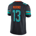 M.Dolphins #13 Dan Marino Navy Rivalries Collection Stitched Limited Football Jersey