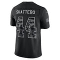 NY.Giants #44 Cam Skattebo Black 2026 Salute to Service Stitched Limited Football Jersey