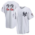 New York Yankees #22 Ben Rice 2026 All-Star Edition Stars & Stripes White Stadium Baseball Jersey