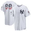 New York Yankees #99 Aaron Judge 2026 All-Star Edition Stars & Stripes White Stadium Baseball Jersey