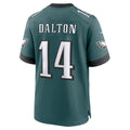 P.Eagles #14 Andy Dalton Midnight Green Team Game Football Jersey