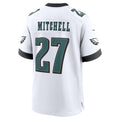 P.Eagles #27 Quinyon Mitchell White Game Football Jersey
