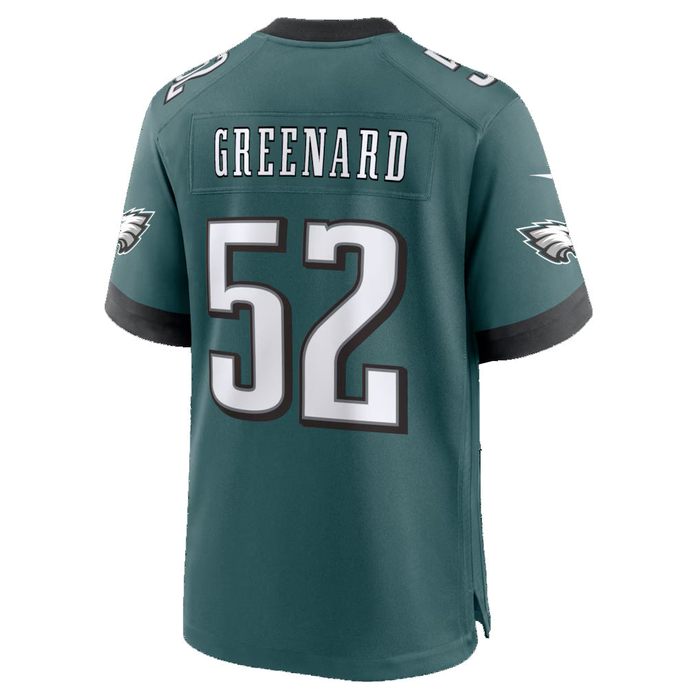 P.Eagles #52 Jonathan Greenard Midnight Green Team Game Football Jersey