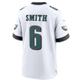 P.Eagles #6 DeVonta Smith White Game Football Jersey