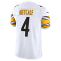 P.Steelers #4 DK Metcalf White Vapor F.U.S.E. Stitched Limited Football Jersey