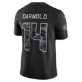 S.Seahawks #14 Sam Darnold Black 2026 Salute to Service Stitched Limited Football Jersey
