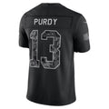 SF.49ers #13 Brock Purdy Black 2026 Salute to Service Stitched Limited Football Jersey