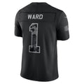 T.Titans #1 Cameron Ward Black 2026 Salute to Service Stitched Limited Football Jersey